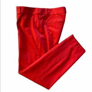banana republic women’s Sloan fit ankel pant holiday red size 8